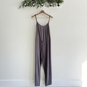 Reformation Grey Sleevlees Jumpsuit medium